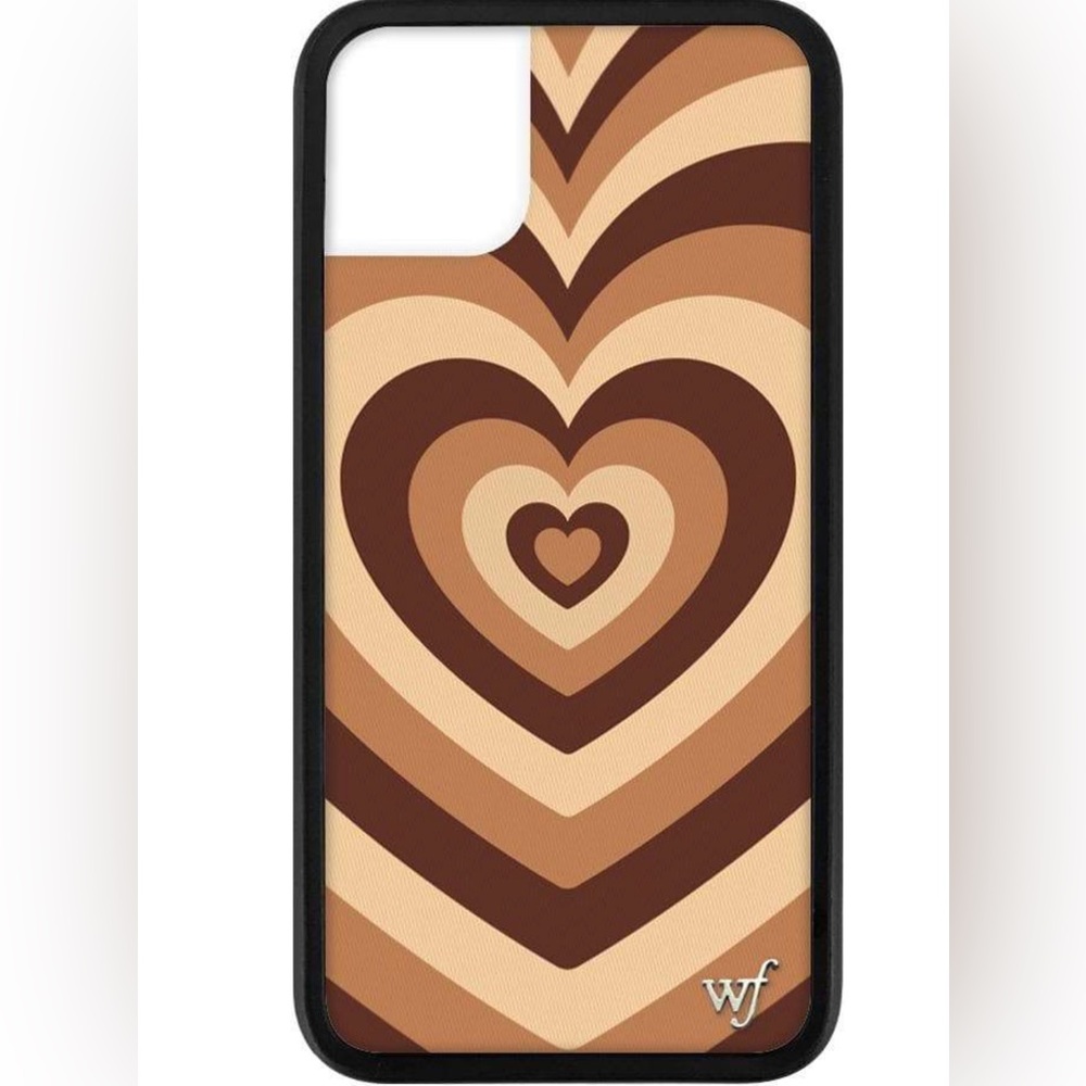Wild Flower brown hearts case IPhone 12 Pro Max
